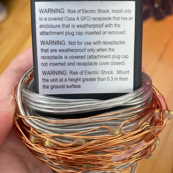 Urban Outfitters Copper Firefly String Lights - Picture 4 of 5